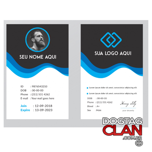 Crachá personalizado