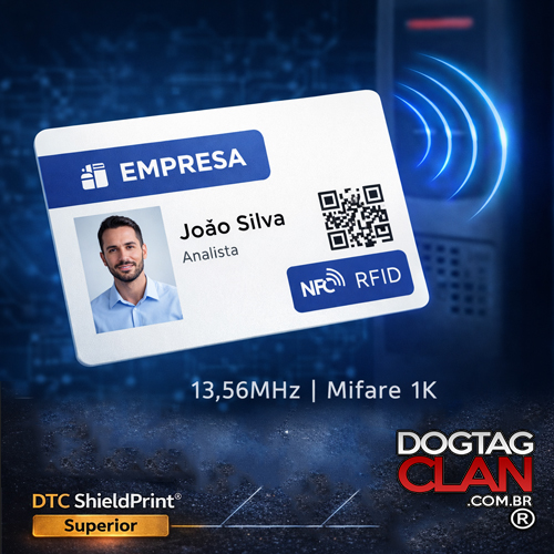 Crachá para Hotel em PVC Personalizado com Logo, Nome, QR Code e NFC-5