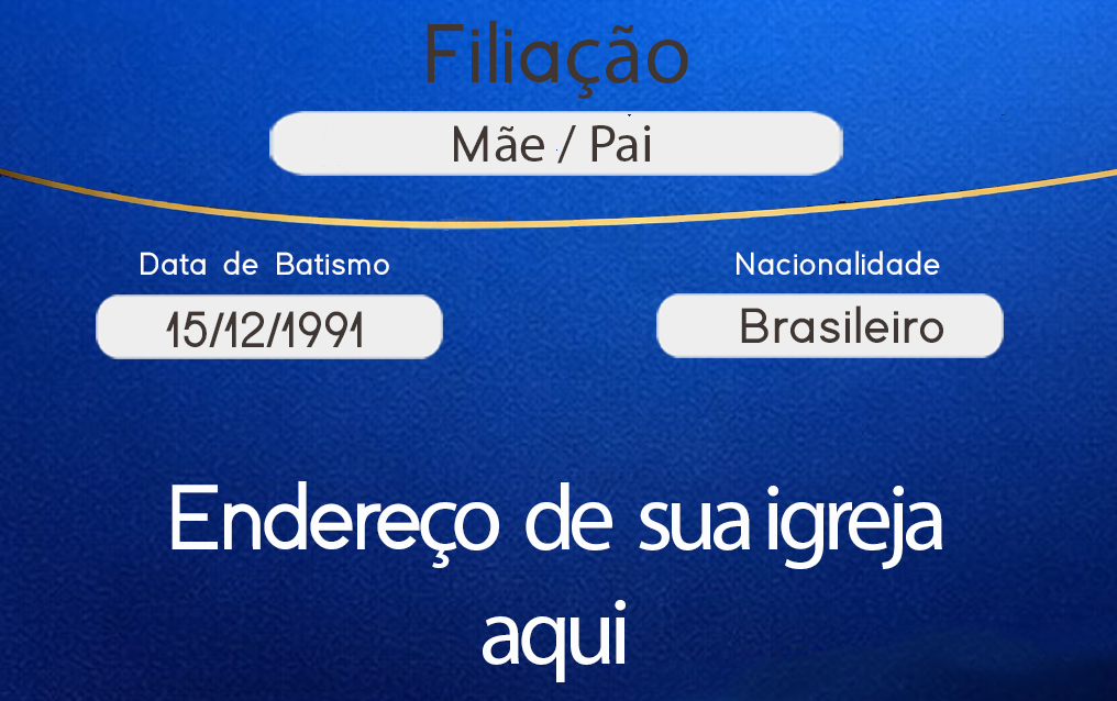 Credencial de Pastor e Carteirinha de Membro em PVC 0,76mm Personalizada-1