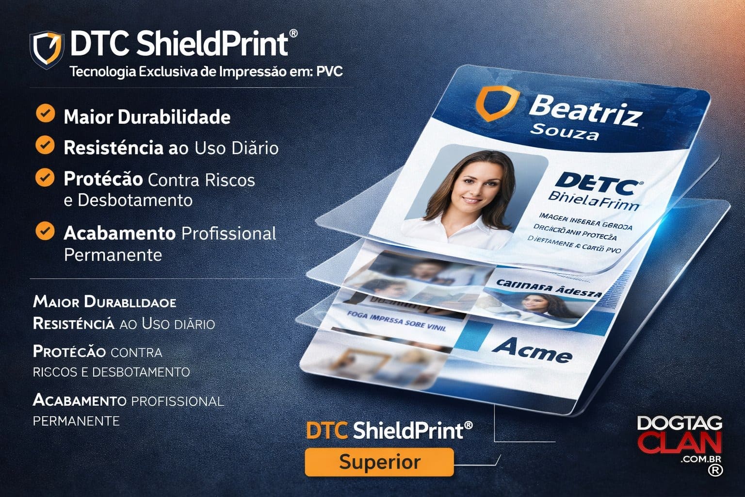 Credencial de Pastor e Carteirinha de Membro em PVC 0,76mm Personalizada-8