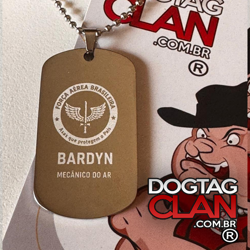 Dog Tag de Formatura Militar com Caixa Personalizada – Ideal para EEAR, ESA e Exército-2