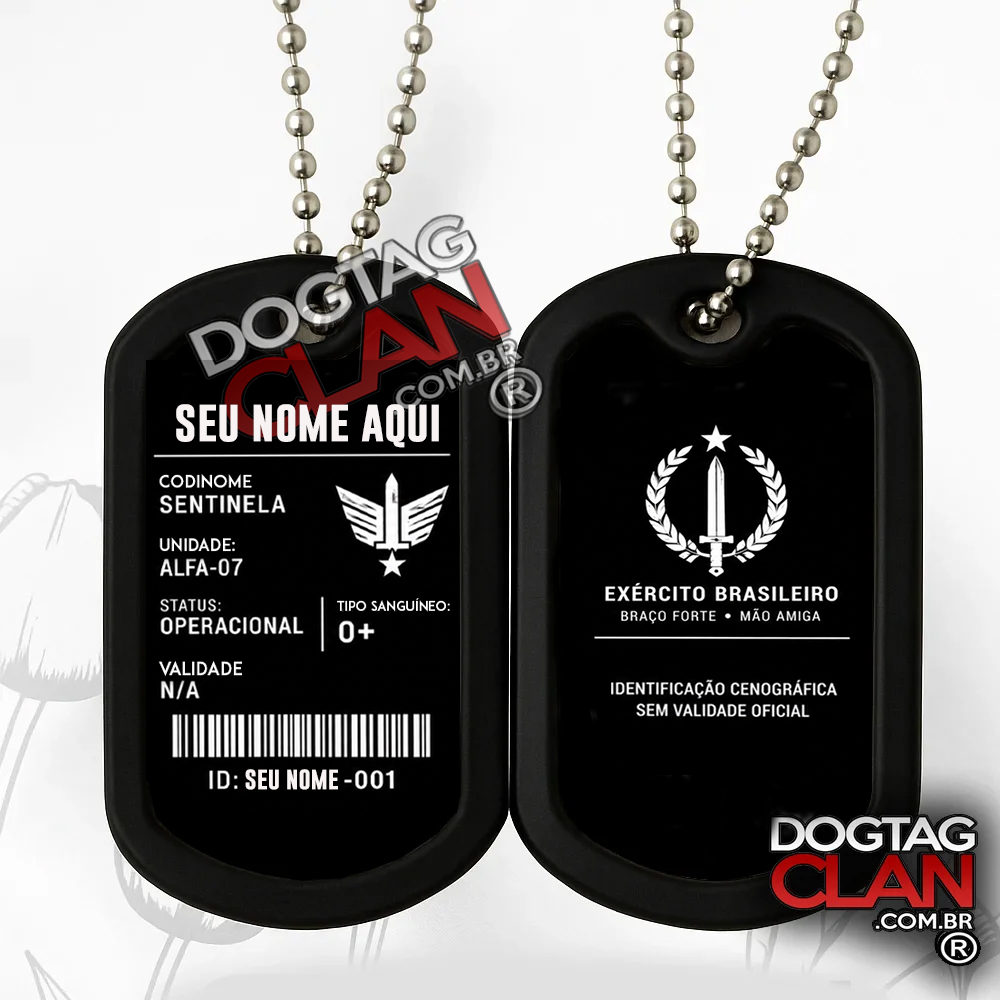 Dog Tag ESA Personalizada – Aprovação, Curso e Formatura-1