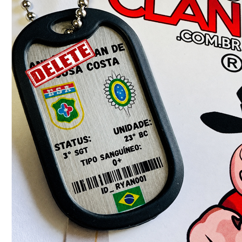 Dog Tag ESA Personalizada – Aprovação, Curso e Formatura-2