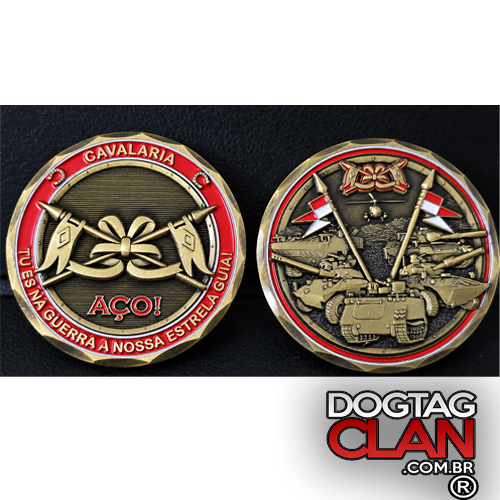 Moeda Militar Cavalaria – Challenge Coin da Cavalaria Personalizada
