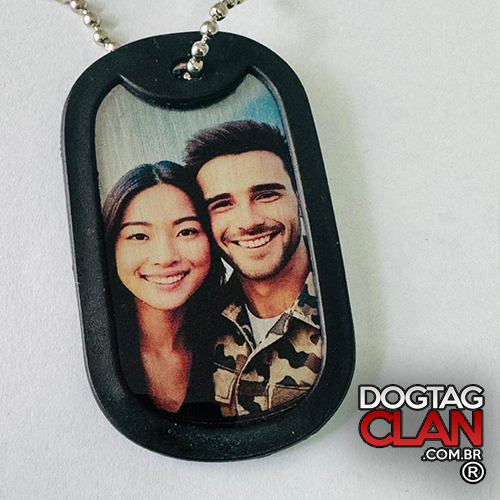 Dog Tag namorados para Quem Você Ama – Personalizada com Nome ou Foto-4